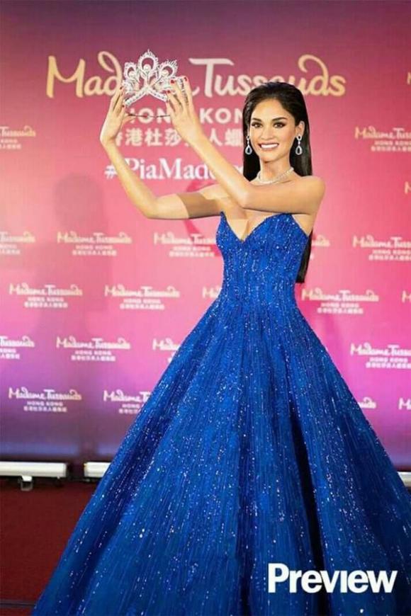 Hoa hậu Hoàn vũ 2015, Pia Wurtzbach, tượng sáp Hoa hậu Hoàn vũ 2015