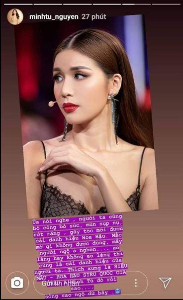 Minh Tú, Hoa hậu siêu quốc gia châu á 2018, siêu mẫu Minh Tú, sao Việt