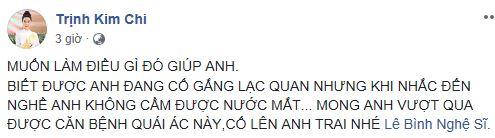  Lê Bình, Lê Bình bệnh nặng, bệnh tình của Lê Bình