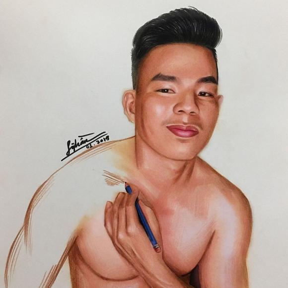 sao Việt, ảnh chân dung sao Việt, họa sĩ Sỹ Trần