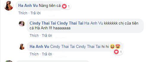 Cindy Thái Tài, Hà Anh, sao Việt