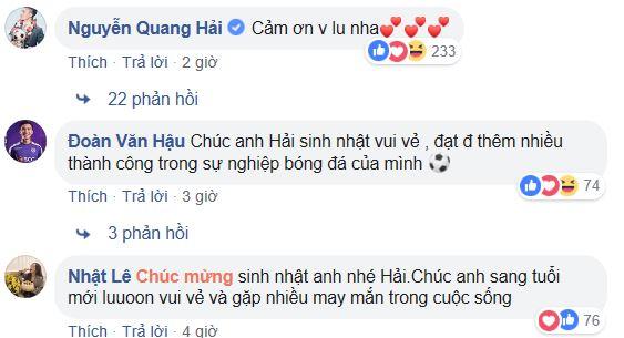 Quang Hải, sinh nhật Quang Hải, bạn gái Quang Hải