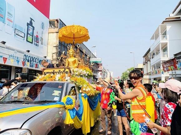  lễ hội té nước, sao Việt tham gia lễ hội té nước, Songkran,  H'Hen Niê