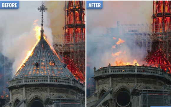 Cháy Nhà thờ Đức Bà Paris, Nhà thờ Đức Bà Paris, Hỏa hoạn
