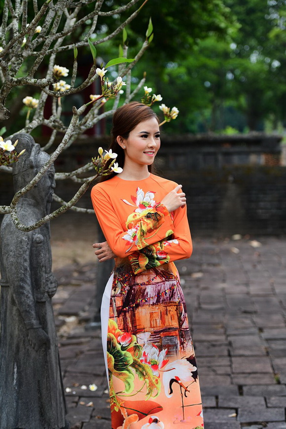 phuong-mai-silk-194-19-ngoisao.vn-w580-h870 0 Lụa Phương Mai, Festival Nghệ truyền thống Huế 2019, Phương Mai Silk