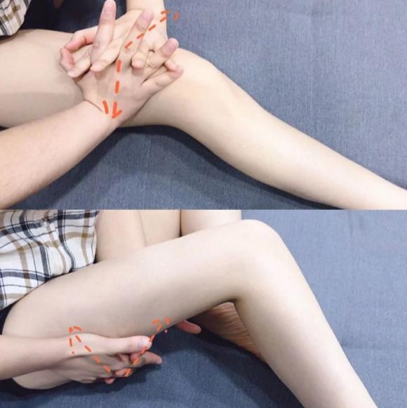 Park Min Young, cách có đôi chân thon gọn, massage giúp đôi chân thon gọn