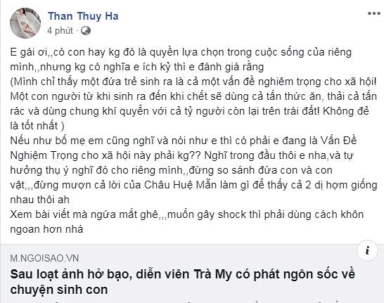 Trà My 'Thương nhớ ở ai', Thân Thúy Hà, diễn viên Trà My, sao Việt