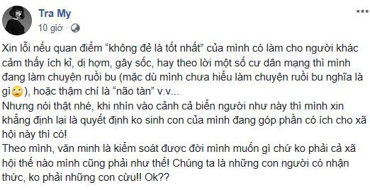 diễn viên Trà My, Trà My không sinh con, Trà My thương nhớ ở ai 