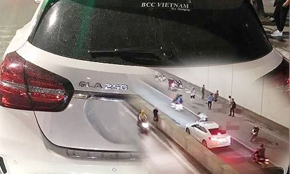 Tai nạn ở hầm Kim Liên, Xe merccedes tông chết 2 người, tai nạn giao thông