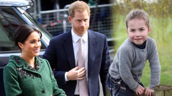 công nương meghan markle, hoàng tử harry, công chúa charlotte