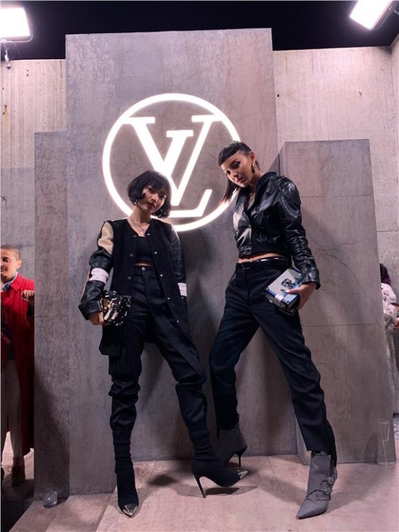 Châu bùi,street style của châu bùi,châu bùi dự show Louis Vuitton