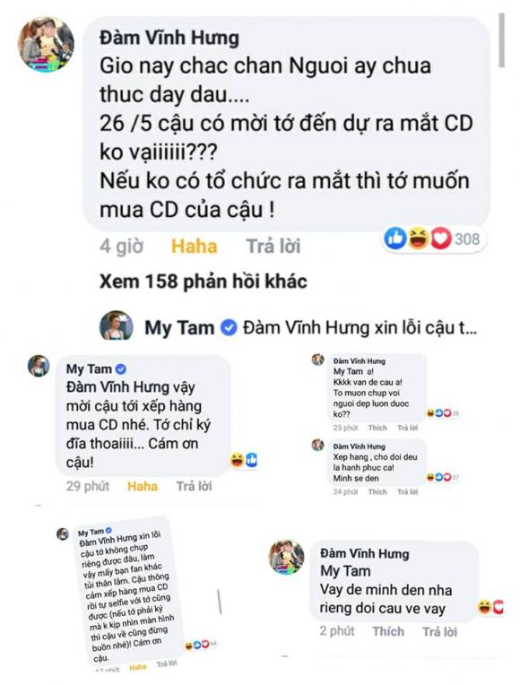 đàm vĩnh hưng, mỹ tâm, sao Việt