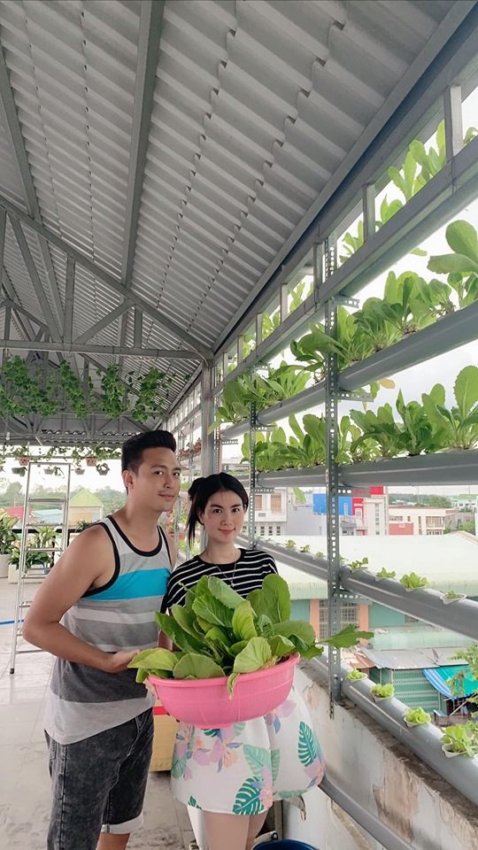 Thanh Duy, Kha Ly, vợ chồng Thanh Duy và Kha Ly, vườn rau nhà Kha Ly