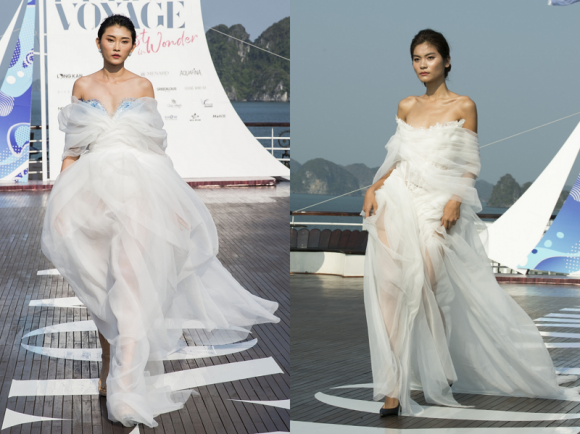 Aquafina, Aquafina X fashion Voyage, NTK Hoàng Minh Hà, BST Pure