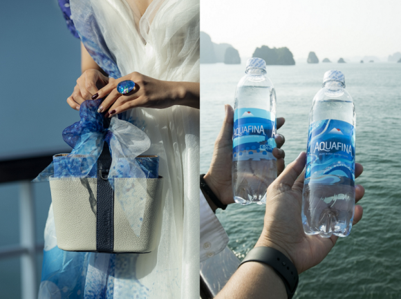 Aquafina, Aquafina X fashion Voyage, NTK Hoàng Minh Hà, BST Pure