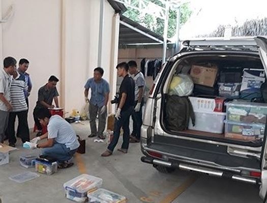 Giết người đổ bê tông, 2 thi thể trong thùng bê tông, giết người