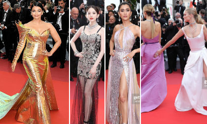 Kendall Jenner,sao Hoa ngữ,LHP Cannes,Bella Hadid,Ngọc Trinh,Ngọc Trinh gây sốc ở LHP Cannes