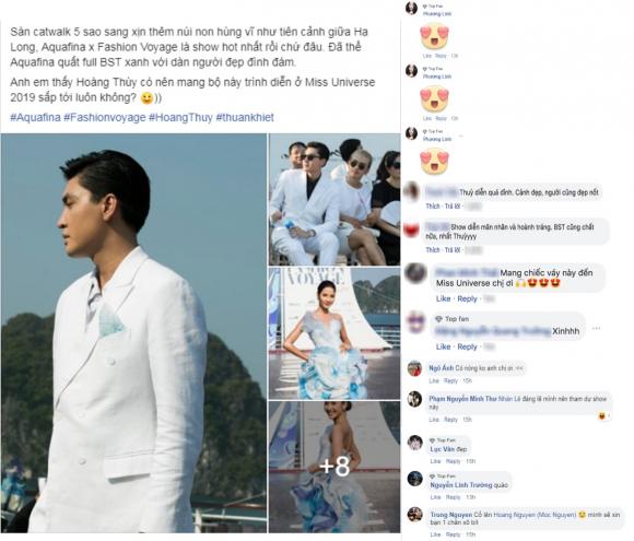 Aquafina, Aquafina x Fashion Voyage, Hoàng Thùy, BST Pure - Thuần khiết