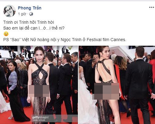 Ngọc Trinh, sao Việt, Chiều Xuân, Vượng Râu, liên hoan phim Cannes