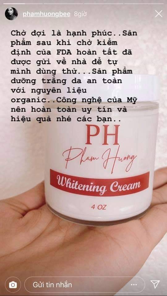 Phạm Hương bán mỹ phẩm 0 Hoa hậu Phạm Hương, Hoa hậu Phạm Hương kinh doanh, Phạm Hương bán kem trộn, Phạm Hương ở mỹ