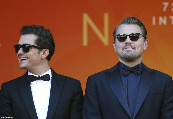 orlando bloom, leonardo dicaprio, thảm đỏ lhp cannes