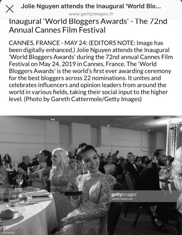 hoa hậu con nhà giàu Jolie Nguyễn, Joilie Nguyễn, sao Việt, Cannes
