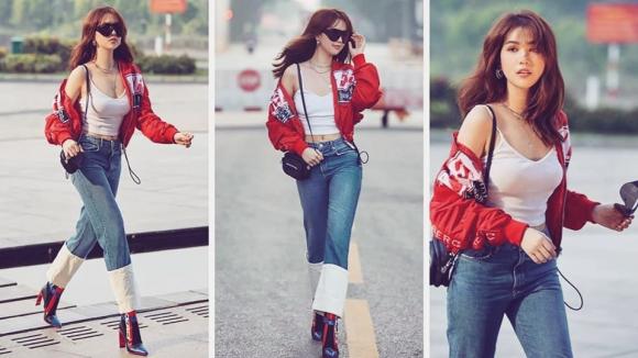 Nữ hoàng nội y,người mẫu ngọc trinh,street style ngọc trinh,sao việt