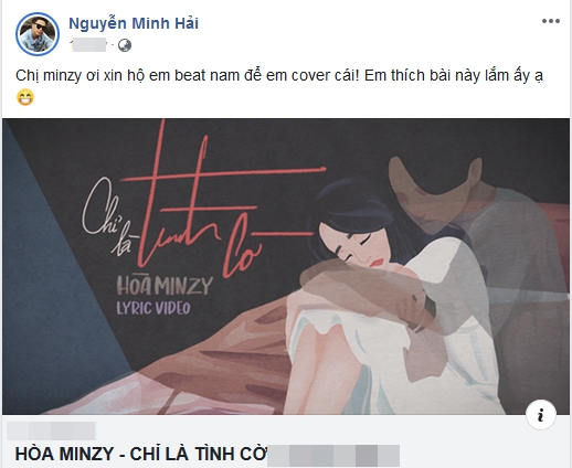 nữ ca sĩ hoà minzy, bạn trai của Hoà Minzy, sao Việt
