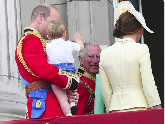 Thái tử Charles, Hoàng tử Louis, Hoàng tử William, Công nương Kate