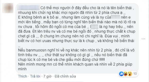 người đàn ông dí sát điện thoại vào vùng kín bé gái, Hành động biến thái, tin pháp luật