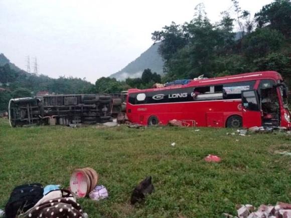 Xe tải đâm xe khách, tai nạn giao thông, tin nóng