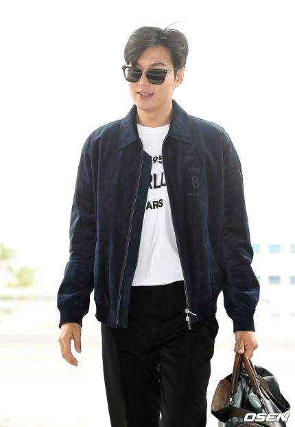 lee min ho, thời trang sân bay, sao hàn