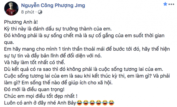 Công phượng,tuyển thủ quốc gia,em gái công phượng