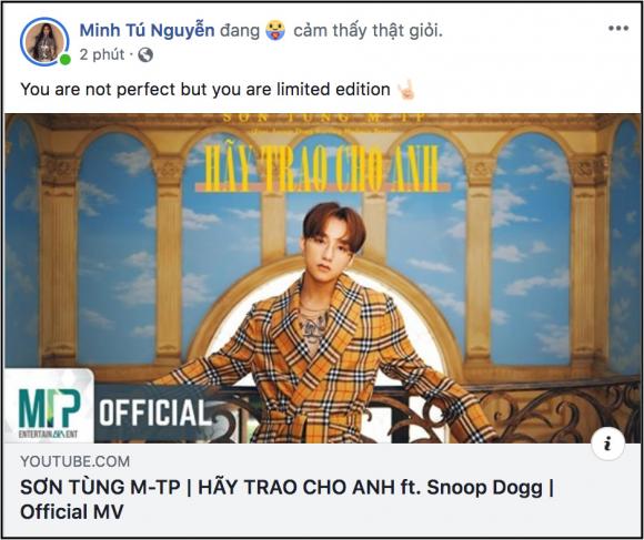 Sơn Tùng M-TP, Thu Trang, Tiến Luật, sao Việt, MV hãy trao cho anh