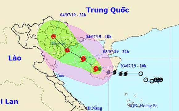 bão số 2, Quảng Ninh, Hải Phòng, Hà Nội