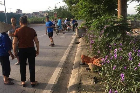 tai nạn giao thông, nữ lao công, Long Biên, TP Hà Nội