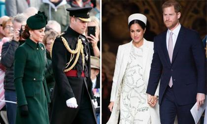 Hoàng gia Anh,Hoàng tử Harry,Công nương Diana,vợ chồng Hoàng tử William,Hoàng tử William,Công nương Kate,Meghan Markle