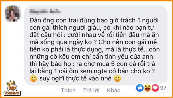 yêu người giàu, con gái thực dụng, người thực dụng, cách chọn người yêu 