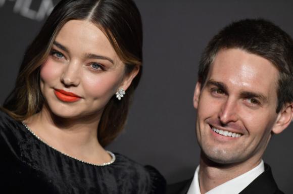 Evan Spiegel,Siêu mẫu Miranda Kerr, con trai miranda kerr, sao hollywood