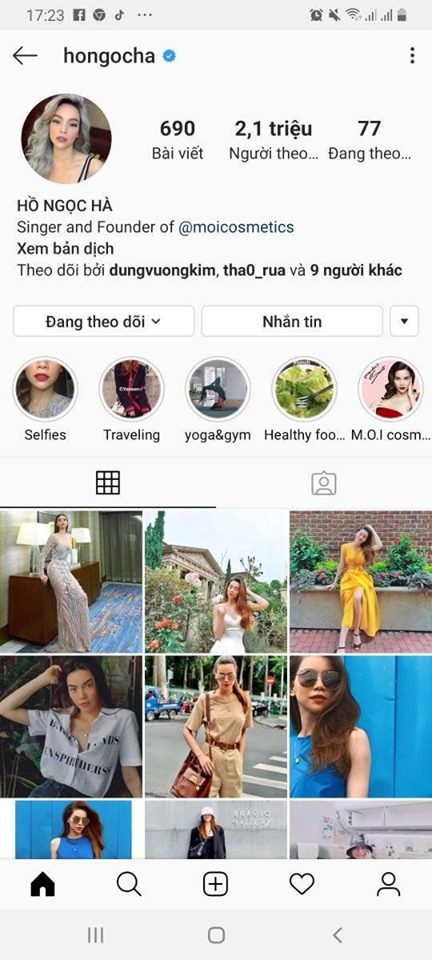 sao việt, mỹ nhân việt, instagram sao việt, sao nữ có instagram nhiều người theo dõi 