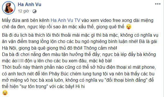 Hà Anh, siêu mẫu Hà Anh, Hà Anh bị chê, Hà Anh và chồng 