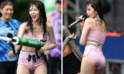 hyuna, thời trang của hyuna, váy ngắn, sao hàn