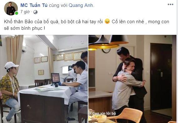 Quang Anh, Quang Anh bị ngã, Bảo bị ngã, Ánh Dương, diễn viên Về nhà đi con