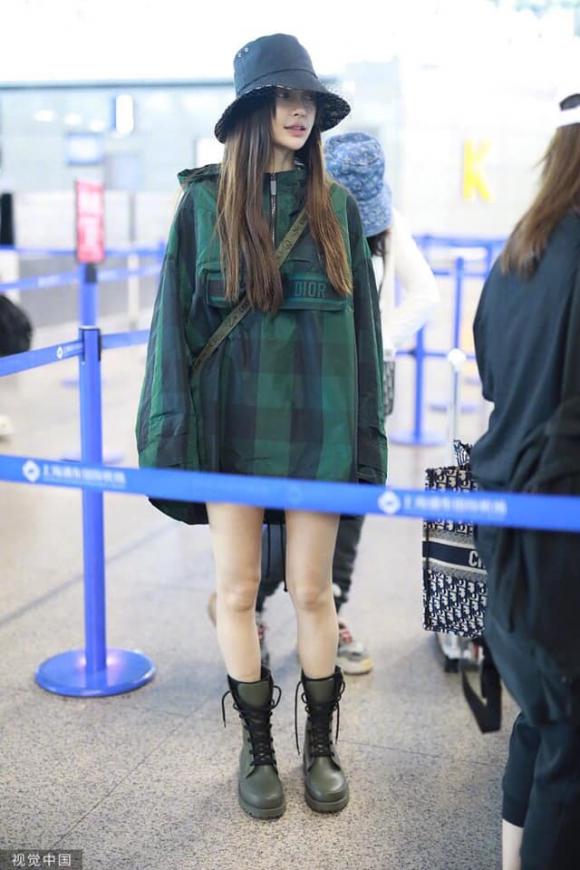 angelababy, thời trang sân bay, sao hoa ngữ