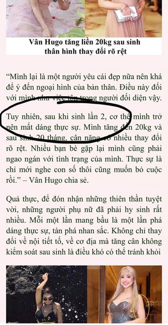 Vân Hugo, MC Vân Hugo, sao Việt