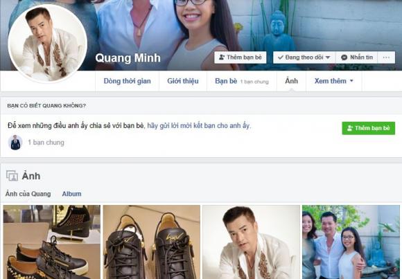 Quang Minh, Hồng Đào, Quang Minh và Hồng Đào, Quang Minh và Hồng Đào ly hôn, Quang Minh xóa Facebook