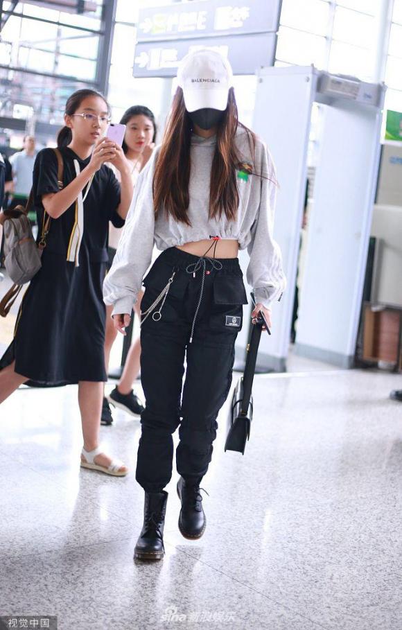 angelababy, thời trang sân bay, sao hoa ngữ
