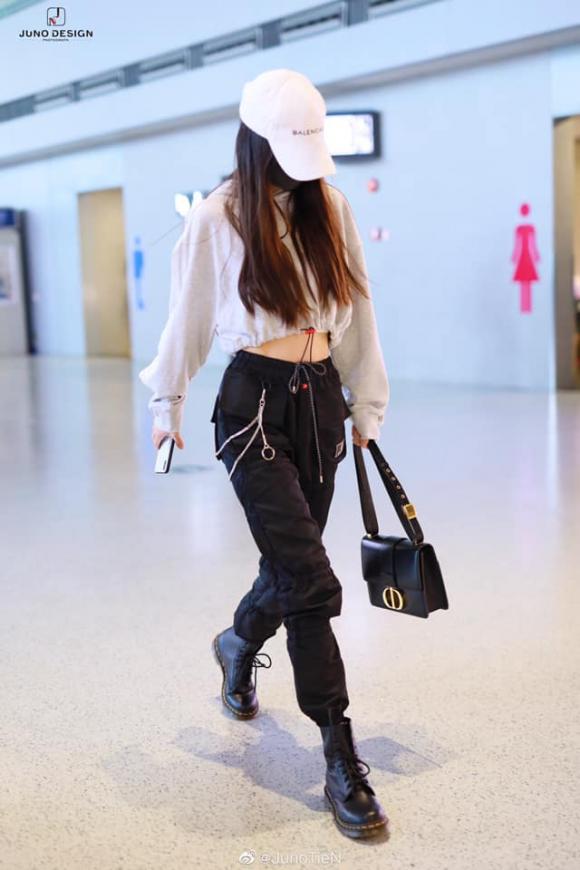 angelababy, thời trang sân bay, sao hoa ngữ