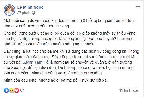 Sao Việt, học sinh lớp 1 tử vong, Hồng Quế, Dương Thùy Linh, Lưu Thiên Hương, Dương Yến Ngọc