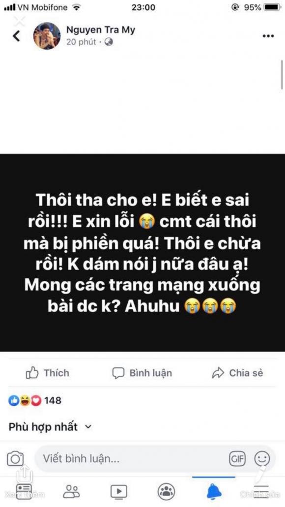 Trà My Idol, Trà My Idol và Thu Thủy, Thu Thủy và chồng trẻ, chồng trẻ Thu Thủy, scandal Thu Thủy